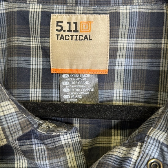 5.11 Tactical IGOR PLAID LONG SLEEVE SHIRT size XL - Picture 4 of 6
